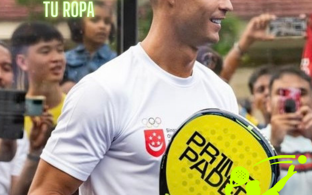Cristiano Ronaldo la rompe jugando Pádel
